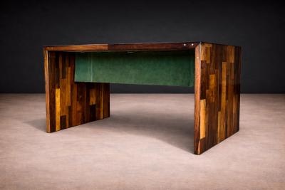 Jorge Zalszupin Midcentury Modern Foldable Desk in Rosewood Jorge Zalszupin 1970s Lot 556