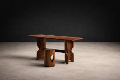 Jos Zanine Caldas Denuncia Dining Table in Solid Pequi Wood by Jose Zanine Caldas Lot 481A