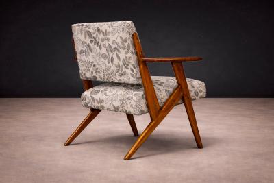 Jos Zanine Caldas Jos Zanine Caldas Armchair Brazilian Mid Century Modern 1950s Lot 147