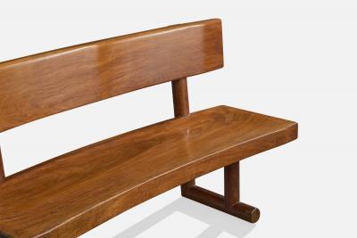 Jose Zanine Caldas Bench in Mahogany Brazil 1980s