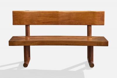 Jose Zanine Caldas Bench in Mahogany Brazil 1980s