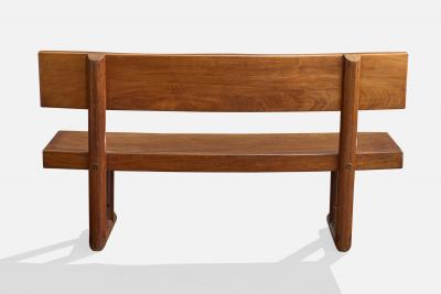 Jose Zanine Caldas Bench in Mahogany Brazil 1980s