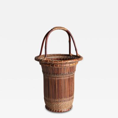 Kosuge Chikudo Handled Flower Basket T 4634 