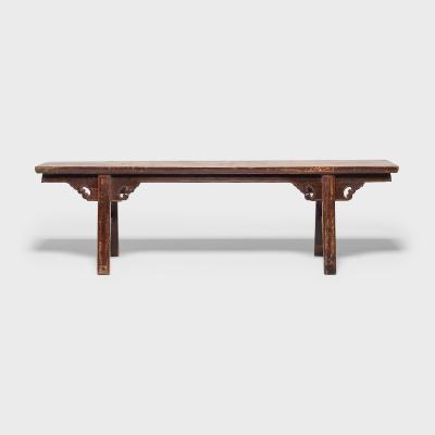 Lacquered Bench with Splayed Legs