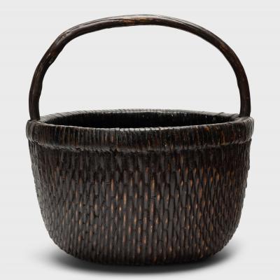 Lacquered Harvest Basket