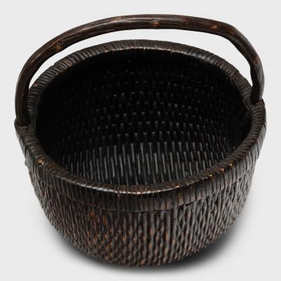Lacquered Harvest Basket