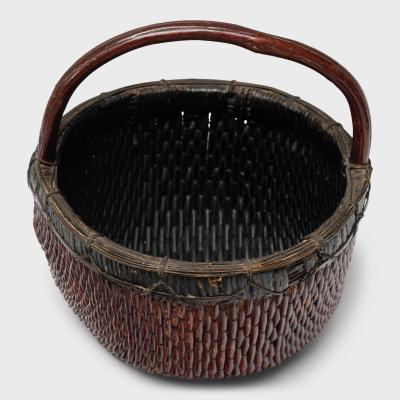 Lacquered Harvest Basket