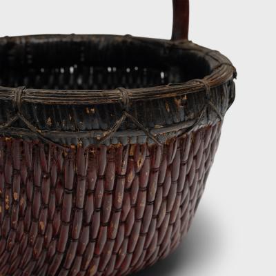 Lacquered Harvest Basket