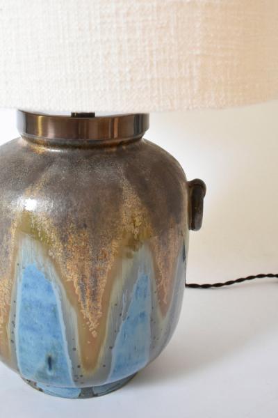 Lamp with ring shaped handles 1940s 