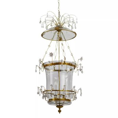 Large Double Light Hanging Lantern Russia Early 19th Century