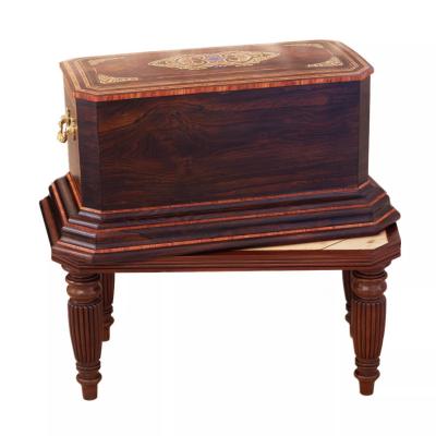 Large Orchestral Musical Box On Stand Switzerland
