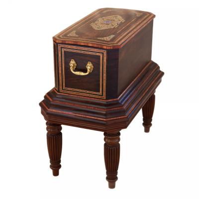 Large Orchestral Musical Box On Stand Switzerland
