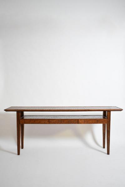 Large rattan console 1980s 