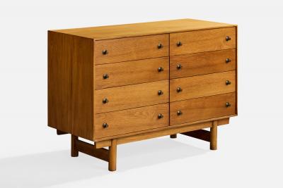 Lawrence Peabody Dressers with Oak and Brass USA 1950s