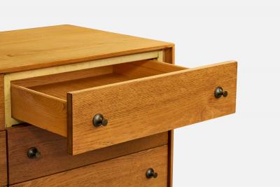 Lawrence Peabody Dressers with Oak and Brass USA 1950s