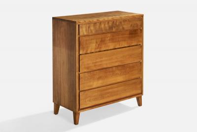 Leslie Diamond Chests of Drawers in Maple USA 1950s