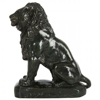 Lion Assis no 4 Antoine Louis Barye