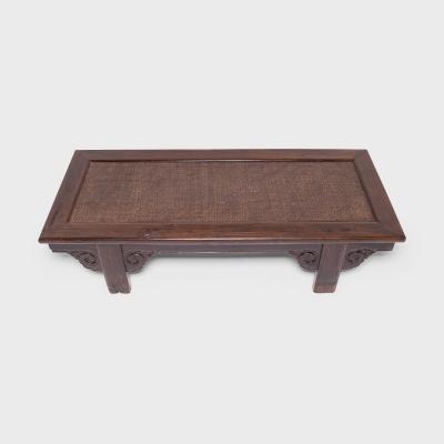 Low Kang Table with Woven Top