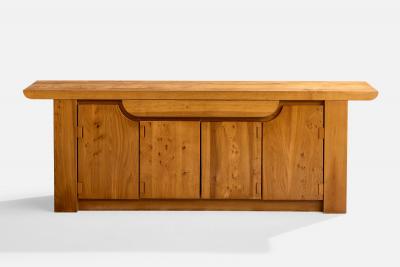 Luigi Gorgoni Sideboard in Elm Italy 1980s