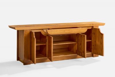 Luigi Gorgoni Sideboard in Elm Italy 1980s
