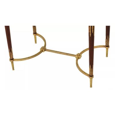 Magnificent Lady s Table With Porcelain Panels In The Manner Of Adam Weisweiler