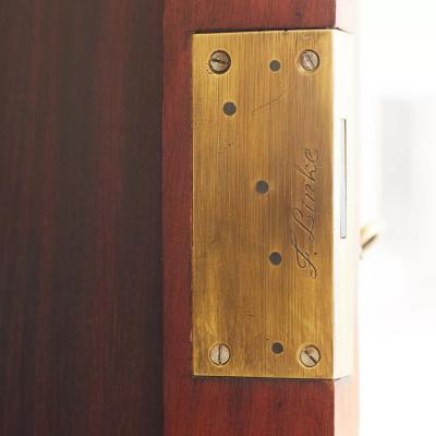 Mahogany And Gilt Bronze Display Cabinet Francois Linke France