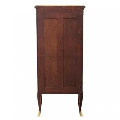 Mahogany And Gilt Bronze Display Cabinet In The Style Of Sormani France