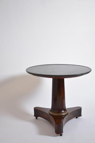 Mahogany pedestal table XIXth c 