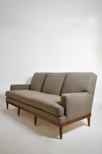 Maison Jansen three seats sofa 1960s 