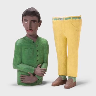 Man in Green Shirt by Allan Winkler
