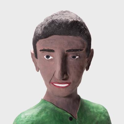 Man in Green Shirt by Allan Winkler