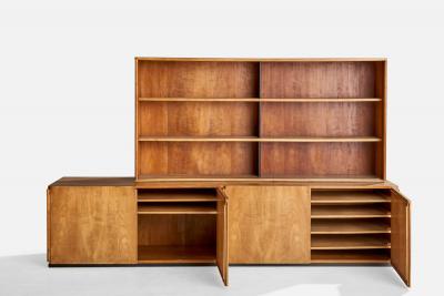 Marcel Breuer Attribution Sideboard with Cherry and Glass Germany 1925