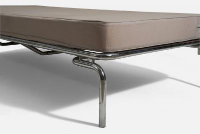 Marcel Breuer Daybed with Steel and Fabric Hungary c 1940