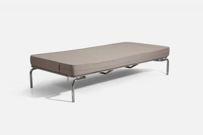 Marcel Breuer Daybed with Steel and Fabric Hungary c 1940