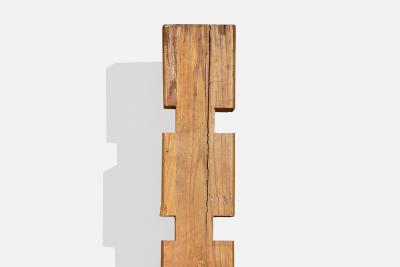 Marco Comolli Bookcase with Wood and Metal Italy 1950s