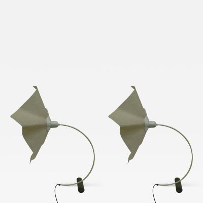 Mario Bellini Pair of Italian Mid Century Modern Table Desk Lamps Area 50 by Mario Bellini