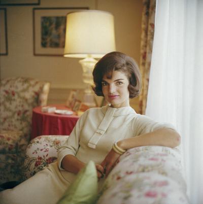 Mark Shaw Mark Shaw Kennedy Jackie on Sofa 1961