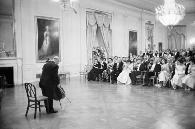 Mark Shaw Mark Shaw Kennedy Pablo Casals Performs at the White House 1961