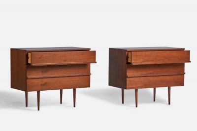 Mel Smilow Chests of Drawers in Walnut USA 1950s