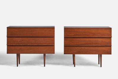 Mel Smilow Chests of Drawers in Walnut USA 1950s