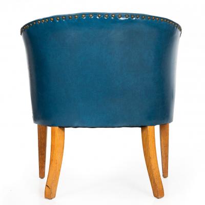 Mid Century White Oak Tub Chair