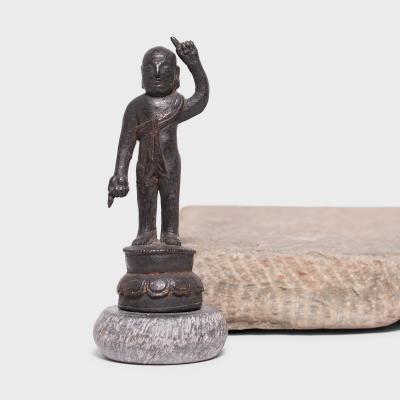 Ming Bronze Ho Ho Boy Figure