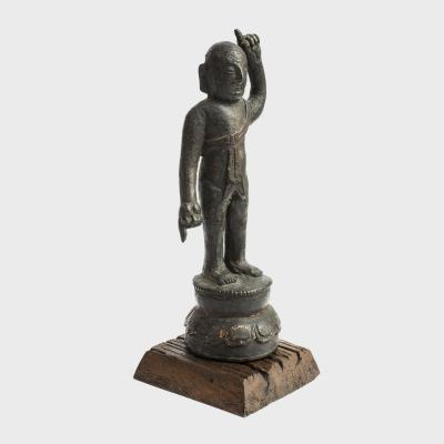 Ming Bronze Ho Ho Boy Figure