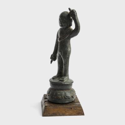 Ming Bronze Ho Ho Boy Figure