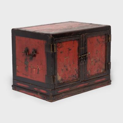 Ming Painted Book Cabinet