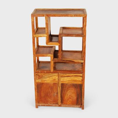 Miniature Huanghuali Etagere Bookcase