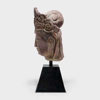 Monumental Stone Guanyin Head