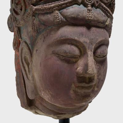 Monumental Stone Guanyin Head
