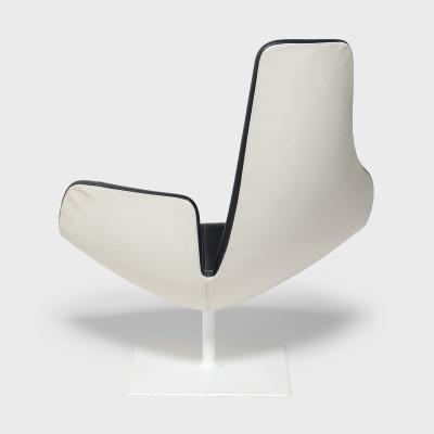 Moroso Urquiola Fjord Relax Armchair in Black Leather