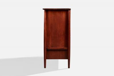 Mount Airy Chest of Drawers with Walnut and Brass USA 1950s